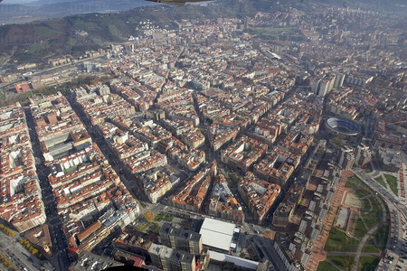 08PJP068-Vista Aerea de la ciudad de Bilbao, Bizkaia, Euskadi