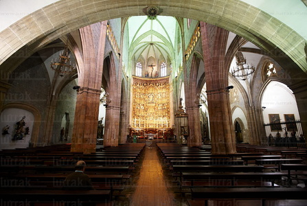 09PXE_345-Iglesia de Santa MarÌa. Lekeitio, Bizkaia, Euskadi