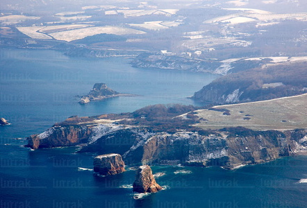 09PXE_950-Vista aérea de las Gemelas y la  Costa vasca francesa