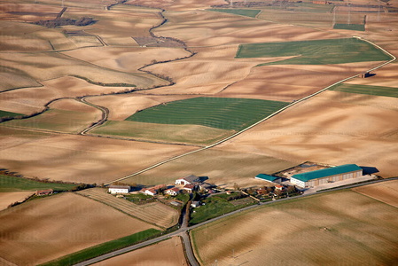 011PXE_1686-Vista aérea de campos agrícolas en la Llanada Alav