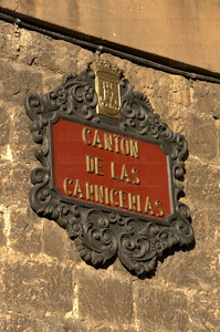 04296-Vertical-Placa-Cantón-Carnicerías-Vitoria-Álava-Euskadi