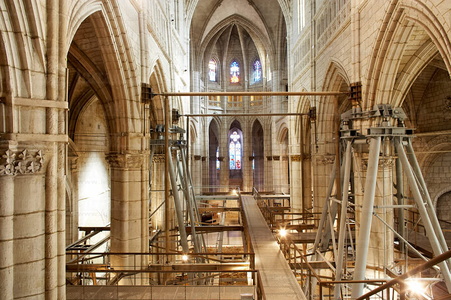 04441-Andamios. Catedral de Santa María. Vitoria Alava Euskadi