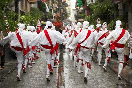 06535-Bordon dantza, fiestas de San Juan. Tolosa, Gipuzkoa, Euskadi