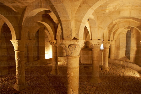 07068-Iglesia de san Martín de Tours. Cripta románica del sigl