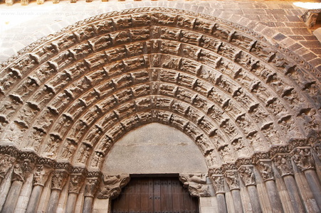 07455-Puerta del Juicio. Catedral de Santa Maria de Tudela, Nava