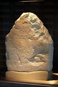 08565-Estela del Jinete. BIBAT. Museo de Arqueología de Alava. 