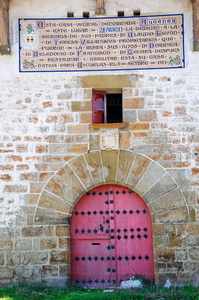 08MOA0016-Puerta deun Caserio, Ihaben, Navarra