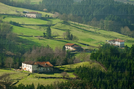 08MOA0068-Caserios en el Valle, Oñati, Gipuzkoa, Euskadi