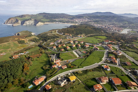 08PJP034-Vista Aerea de Barrika, Bizkaia, Euskadi