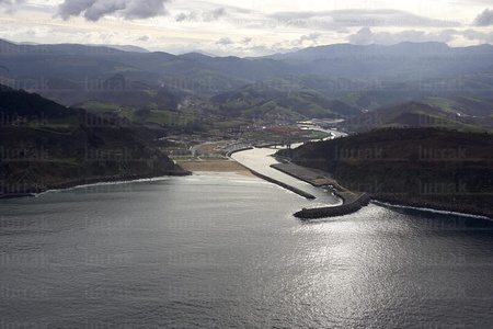 08PJP039-Vista Aerea de Orio, Gipuzkoa, Euskadi