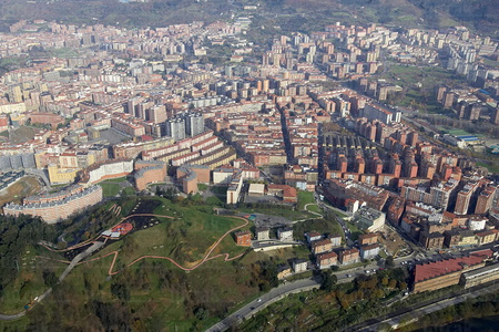 08PJP059-Vista Aerea de Bilbao, Bizkaia, Euskadi