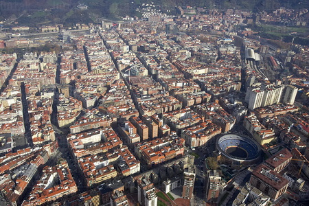 08PJP066-Vista Aerea de la ciudad de Bilbao, Bizkaia, Euskadi