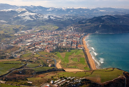 09PXE_644-Vista aérea de Zarautz, Gipuzkoa, Euskadi