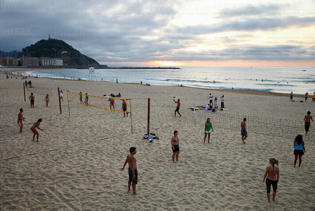 012PXE_0106-Volley. Playa de la Zurriola. San Sebastián, Gipuzk