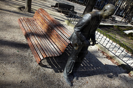 09229-Estatua del músico de jazz Wynton Marsalis. Parque de La 