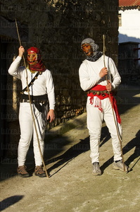 Mamuxarros en el Carnaval de Unanu, Navarra