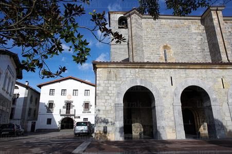05359-Ayutamiento e Iglesia. alkiza, Gipuzkoa, Euskadi