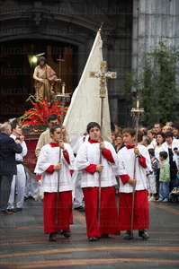 06523-Monaguillos, procesión. Fiestas de San Juan. Tolosa, Gipuzkoa, Euskadi