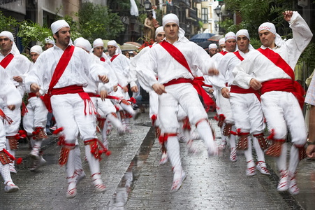 06539-Bordon dantza, fiestas de San Juan. Tolosa, Gipuzkoa, Euskadi