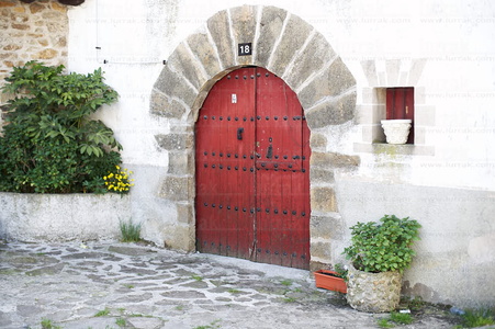 06575-Puerta Caserío. Eltzaburu. Valle de Ulzama. Navarra