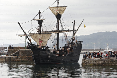 08636-Desembarco de Elcano. Getaria, Gipuzkoa, Euskadi