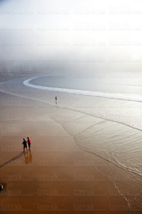 08955-Niebla. Playa de La Concha. San Sebastián, Gipuzkoa, Eusk
